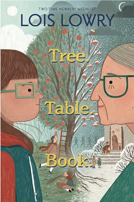 Tree. Table. Book. 